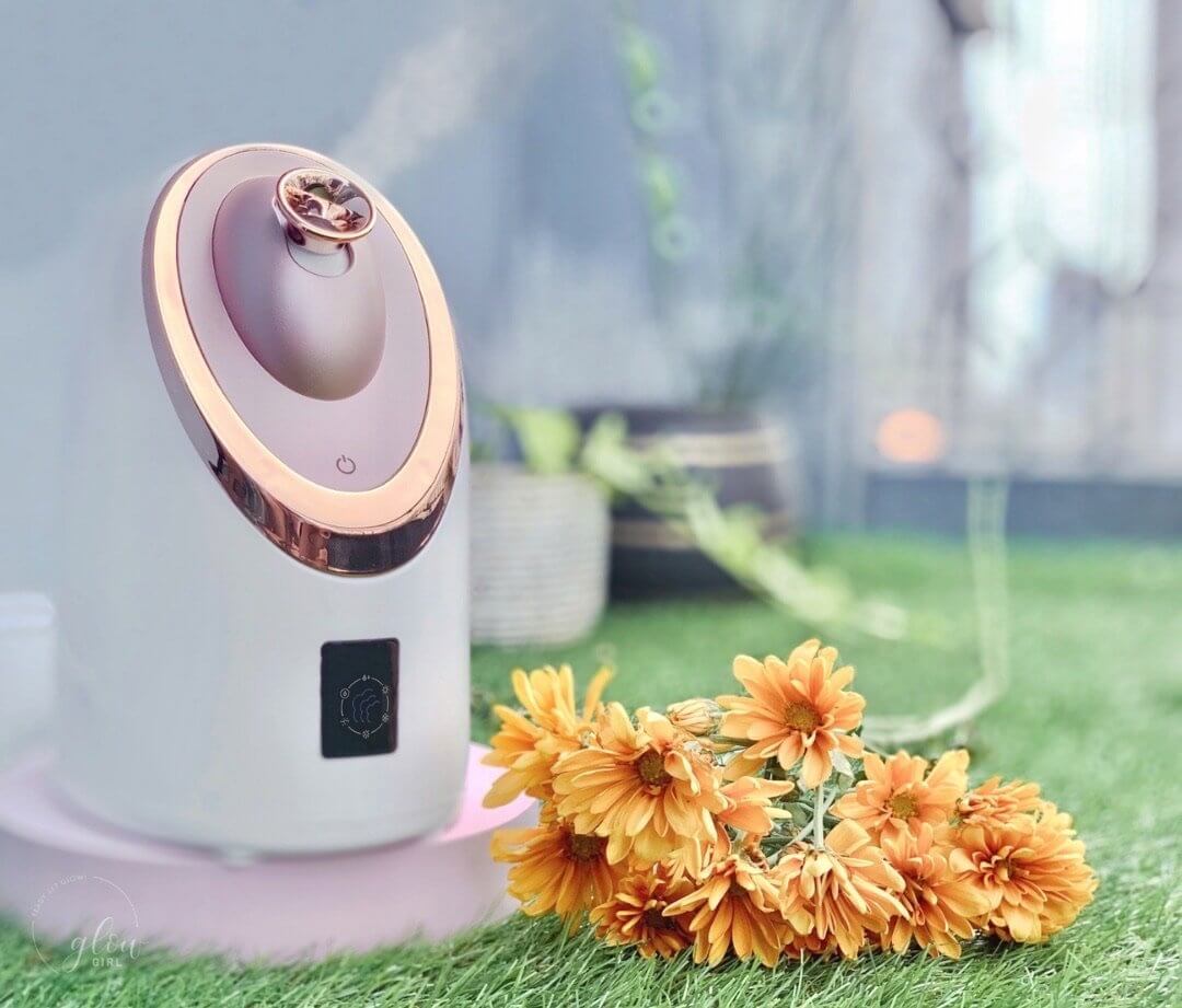 RENEW Luxe Hot and Cold Facial Steamer Glow Girl MNL Rose Gold 