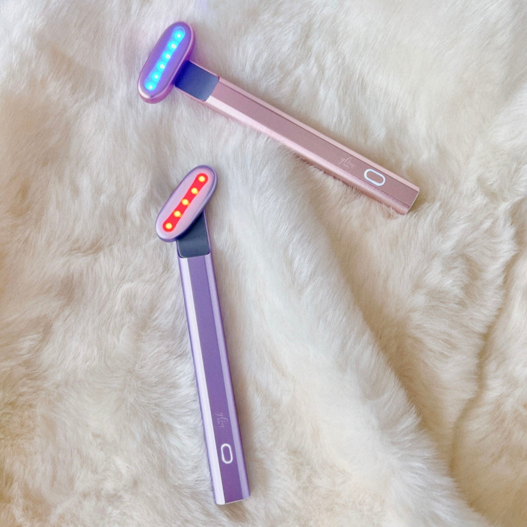 NEW: Red & Blue Therapy Wand Glow Girl MNL Rose Gold 